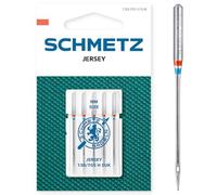 SCHMETZ Aghi per macchine da cucire | 5 Aghi jersey | 130/705 H SUK | Spessore dell'ago 80/12 | ideale per cucire jersey, maglieria e tessuti in maglia