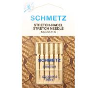Schmetz - 5 aghi stretch per macchine da cucire (a pistone piatto) 130/705 H-S spessore 75/11