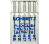 SCHMETZ 5 (pistone rotondo) macchina da cucire assortimento 287 WH/1738 spessore 70, 80, 90
