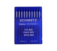 Schmetz Aghi per macchina da cucire industriale: 134 punte a sfera SES/110/18 (confezione da 10) - Acquista 2 e prendi 3° gratis! + infila aghi (pacchetto singolo)
