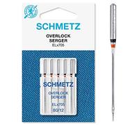 Schmetz, aghi per macchina da cucire Overlock ELx705, misura: 80/12