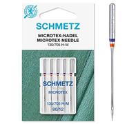 Schmetz - Aghi per macchina da cucire Schmetz (89 tipi, dimensioni a scelta), Single Packet, Microtex 80/12