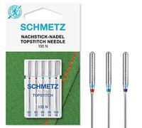 Schmetz - Aghi per macchina da cucire Schmetz (89 tipi, dimensioni a scelta), Single Packet, Top Stitch Assorted 80/12 - 100/16