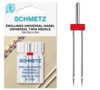 Schmetz - Aghi per macchina da cucire, gemelli, dimensioni: 4,0/90 (confezione singola)