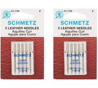 Schmetz - Ago per macchina per cuoio, misura 18/110 2 Pack