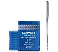 SCHMETZ - 100 aghi per macchina da cucire industriale - Codolo tondo - B-27/DCx27 - 90/14