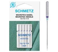 Schmetz - Confezione da 5 aghi Sharp Microtex 60/8