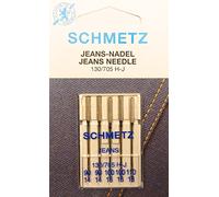 SCHMETZ Lot de 5 Aiguilles à Coudre en Jeans 130/705 H-J Épaisseur 90/14 100/16 110/18