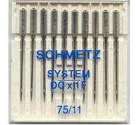 SCHMETZ Overlock/Taglia-Cuci Aghi Misura 75/11 #DCX1F Confezione 10 (357)