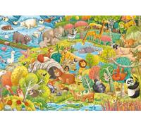 Schmidt 55778 - Puzzle con animali, 100 pezzi