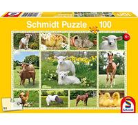 Schmidt 56194 Puzzle Cuccioli nella Fattoria 100 Pezzi