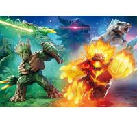 Schmidt 56586 Eldrador, lotta dei mondi, puzzle da 200 pezzi | Con figura originale