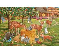Schmidt 56589 Picnic con animali, 200 pezzi Puzzle per bambini