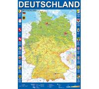 Schmidt- Elephant,Mouse Puzzle Carta della Germania 1000 Pezzi, 58287
