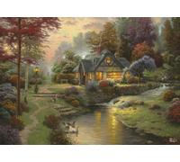 Schmidt 58464 Thomas Kinkade, Atmosfera serale tranquilla, Puzzle da 1000 pezzi