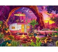 Schmidt - Puzzle Haynie: Campeggio nel deserto - 1000 Pezzi
