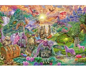 Schmidt 58966 Enchanted Dragon Land 1000 Pieces Jigsaw Puzzle