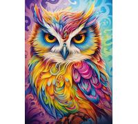 Puzzle Sova Colorata 1000 pezzi
