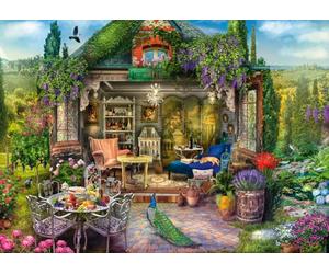 Schmidt 59794 La felicità della casetta in giardino nei vigneti, puzzle da 1000 pezzi
