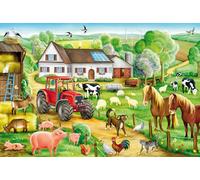 Schmidt - Allegra Fattoria Puzzle per Bambini, 100 Pezzi