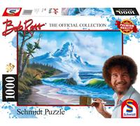 Schmidt Bob Ross: Mountain by the Sea (1,000 pieces) Jigsaw Puzzle Ages 12