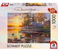 Schmidt Darrell Bush Bootshaus con Kanus 1000 Teile 58532
