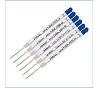 EasyFlow Schmidt 9000 Parker, ricarica per penna a sfera, colore: blu, confezione da 6 pezzi