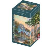 Schmidt Holzpuzzle Thomas Kinkade Studios Am alten Mühlenbach 1000 Teile 59797