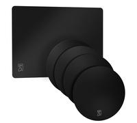 SCHMIDT & KRAMER Set di tappetini protettivi per induzione, in fibra di silicone resistente al calore, per fornelli a induzione, copertura per piano cottura in silicone, tappetino a induzione, set da