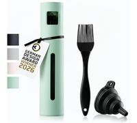 Schmidt & Kramer Spruzzatore per olio, flacone spray per olio di alta qualità, in acciaio inox e vetro, per una cottura sana, pratico spruzzatore per dosaggio preciso, adatto per tutti i tipi di olio