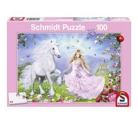 Schmidt - Puzzle La principessa unicorno - 100 Pezzi