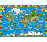 Schmidt SMT56118 Puzzle da 200 Pezzi - Mappamodo Colorato