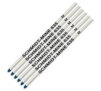 Schmidt mini Ball Pen refill - 6 pezzi - blu
