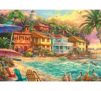 Schmidt Spiele 58555 Chuck Pinson, Island Time, puzzle da 1000 pezzi, Multicolore