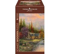 Schmidt - Puzzle Kinkade: Sierra Paradise - in legno - 1000 Pezzi