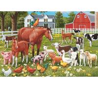 Schmidt Puzzle 56590 con animali sulla campagna, 150 pezzi