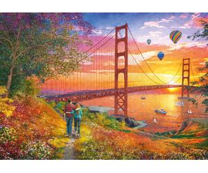 Schmidt - Puzzle Dominic Davison: Camminando verso il Golden Gate Bridge - 2000 Pezzi