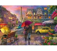 Schmidt - Puzzle Fascino parigino sotto la pioggia - 500 Pezzi