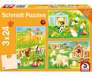 Schmidt - Puzzle I miei amici della fattoria - 40-99 Pezzi