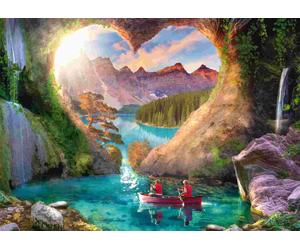 Schmidt - Puzzle Il lago visto dal cuore - 1000 Pezzi