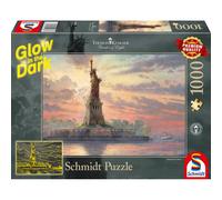 schmidt Puzzle illuminato Statua della Libertà, New York 1000 pezzi 1