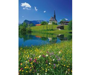 Schmidt - Puzzle Inzell, Einsiedlhof e la chiesa di San Nicola - 1000 Pezzi