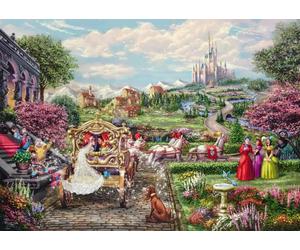 Schmidt - Puzzle Kinkade: Cenerentola e vissero felici e contenti - 1000 Pezzi