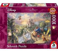 Schmidt - Puzzle Thomas Kinkade: Disney: La bella e la bestia si innamorano - 1000 Pezzi