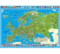 SCHMIDT puzzle mappa illustrata dell’Europa - 500 pezzi