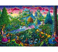 Schmidt Spiele 58612 Mondo fiabesco fantastico, Michael Fishel, puzzle con 1000 pezzi fatto di cartone d'erba
