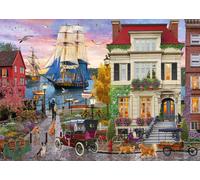 Schmidt - Puzzle Nave nel porto - 1000 Pezzi
