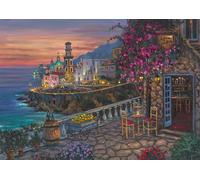 Schmidt Spiele 58648 Limoncelli Atrani, Robert Finale, Puzzle da 1000 pezzi fatto di Erba