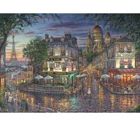 Schmidt Puzzle 58645 Montmartre – Robert Finale – 1000 pezzi, cartone d'erba