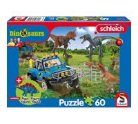 schmidt Puzzle Schleich Prägiganti storici 60 pezzi + figura Schleich